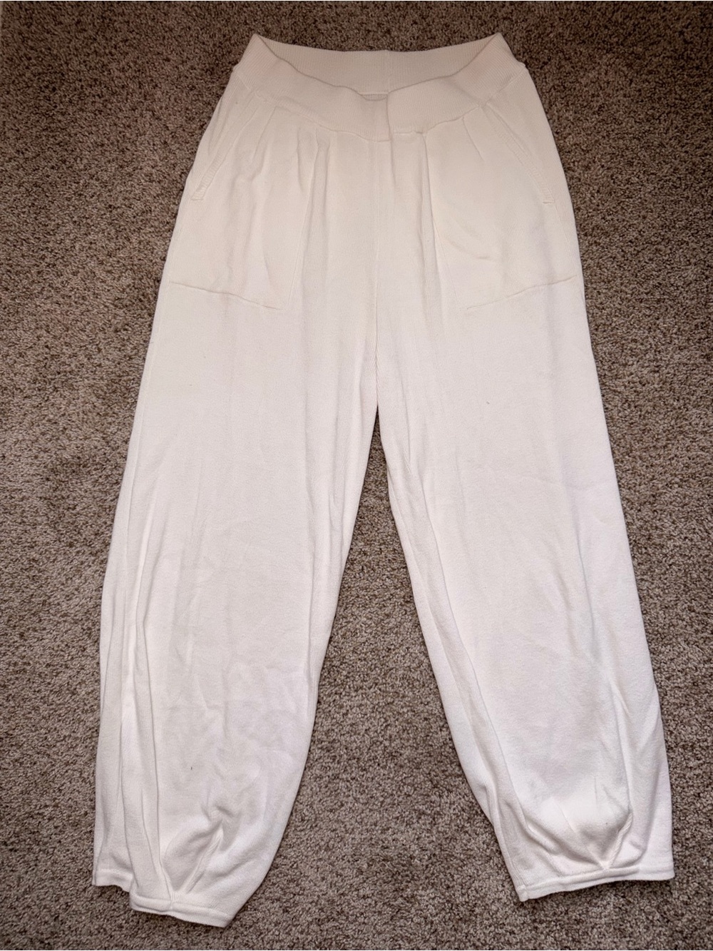 Cozy White Lounge Pants